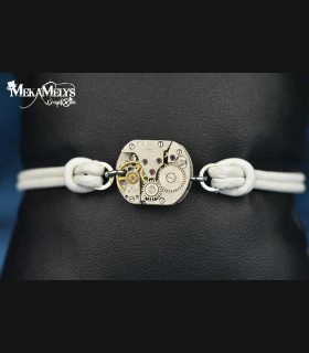 Bracelet Steampunk Atlas - Bijou Mecanique | MekaMelys