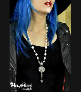 Collier original Steampunk Chronostasis