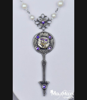 Collier original Steampunk Chronostasis