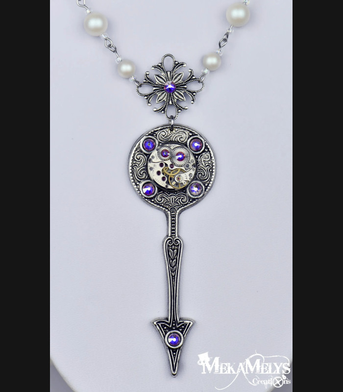 Collier original Steampunk Chronostasis