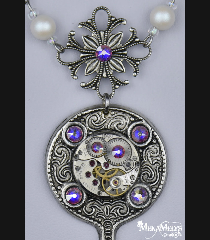 Collier original Steampunk Chronostasis