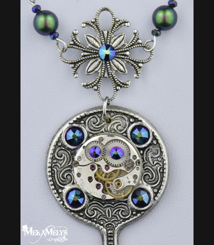 Collier original Steampunk Chronostasis
