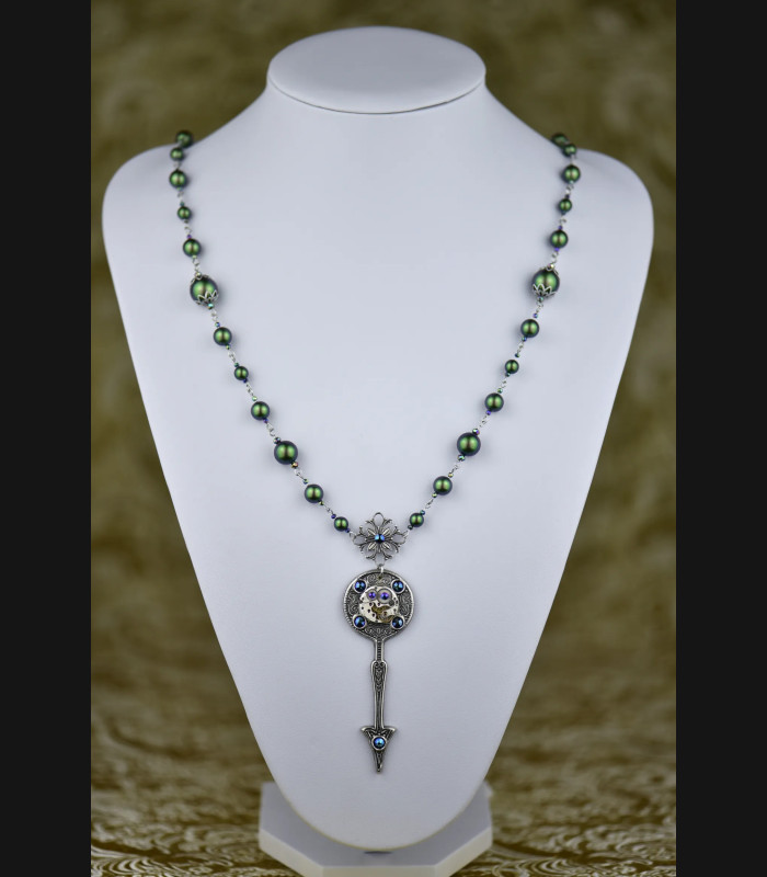 Collier original Steampunk Chronostasis