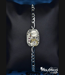 Bracelet Steampunk original Hélios | MekaMelys