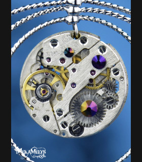 Boucles d'oreilles orignales steampunk Atomic