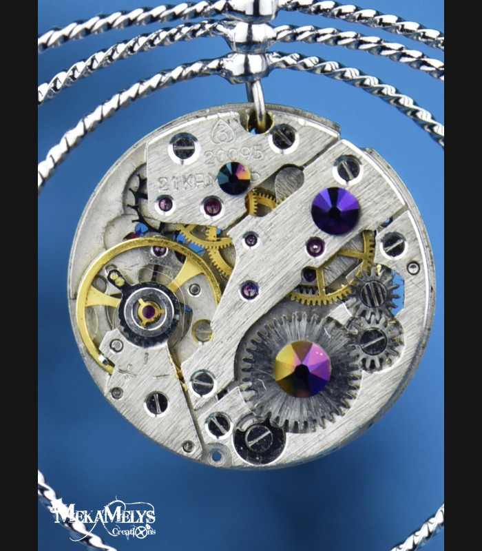 Boucles d'oreilles orignales steampunk Atomic