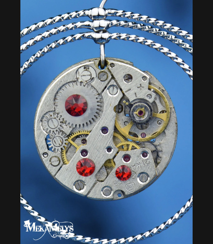 Boucles d'oreilles orignales steampunk Atomic