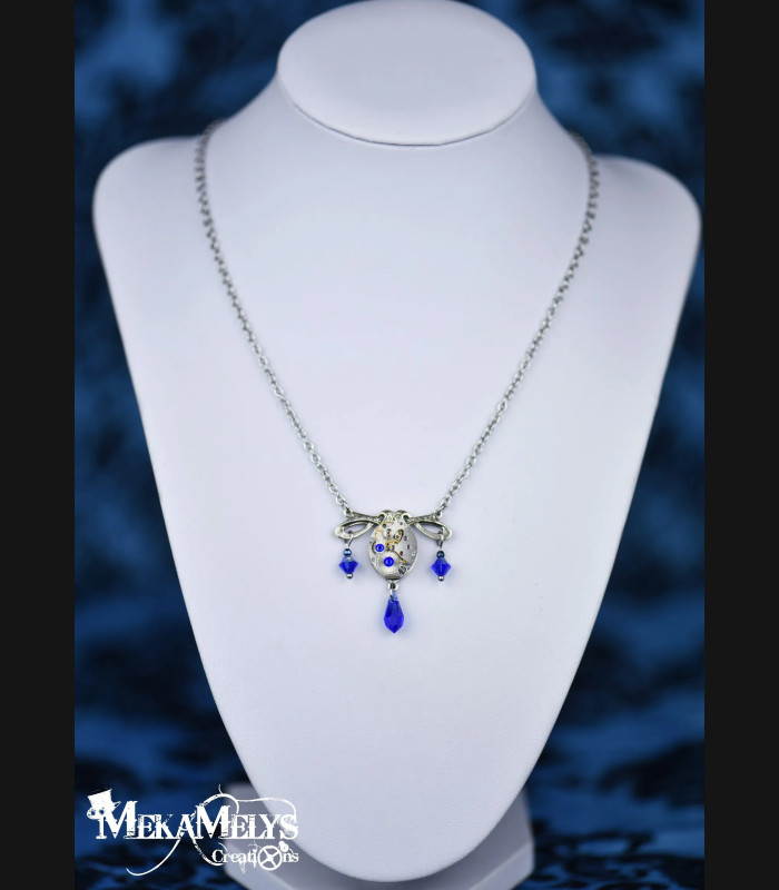 Collier steampunk art nouveau Slavia