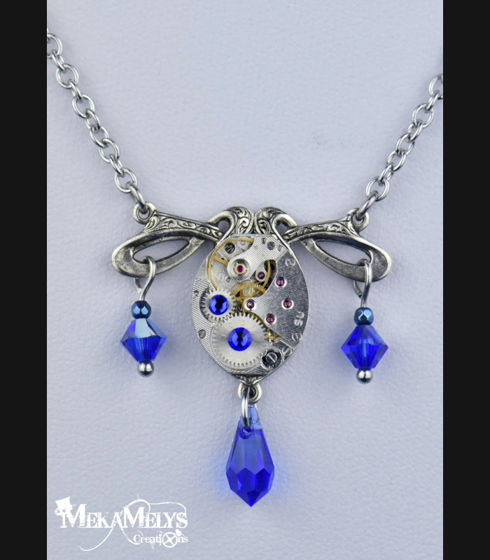 Collier original femme steampunk  Slavia