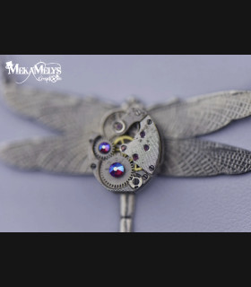 Collier Steampunk libellule | MekaMelys