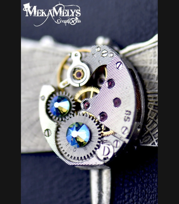 Collier Steampunk libellule