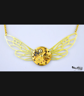 Collier steampunk Dragonfly