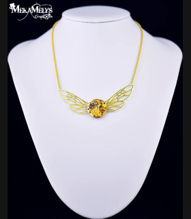 Collier steampunk Dragonfly
