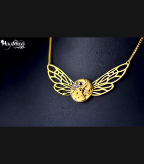 Collier steampunk Dragonfly