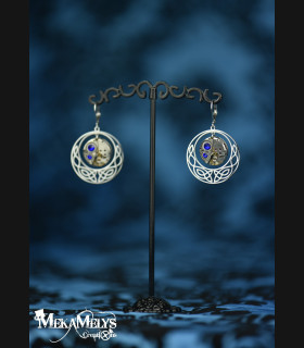 Boucles d'oreilles Elfiques Celtiques Steampunk