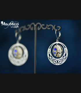 Boucles d'oreilles Elfiques Celtiques Steampunk