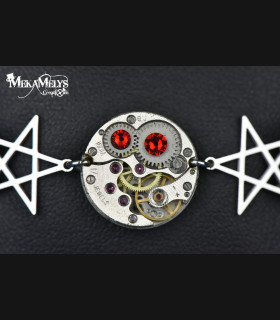 Bracelet Steampunk mécanique StarLight | MekaMelys