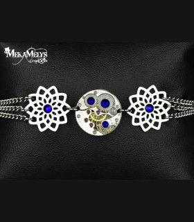 Bracelet Steampunk Flower
