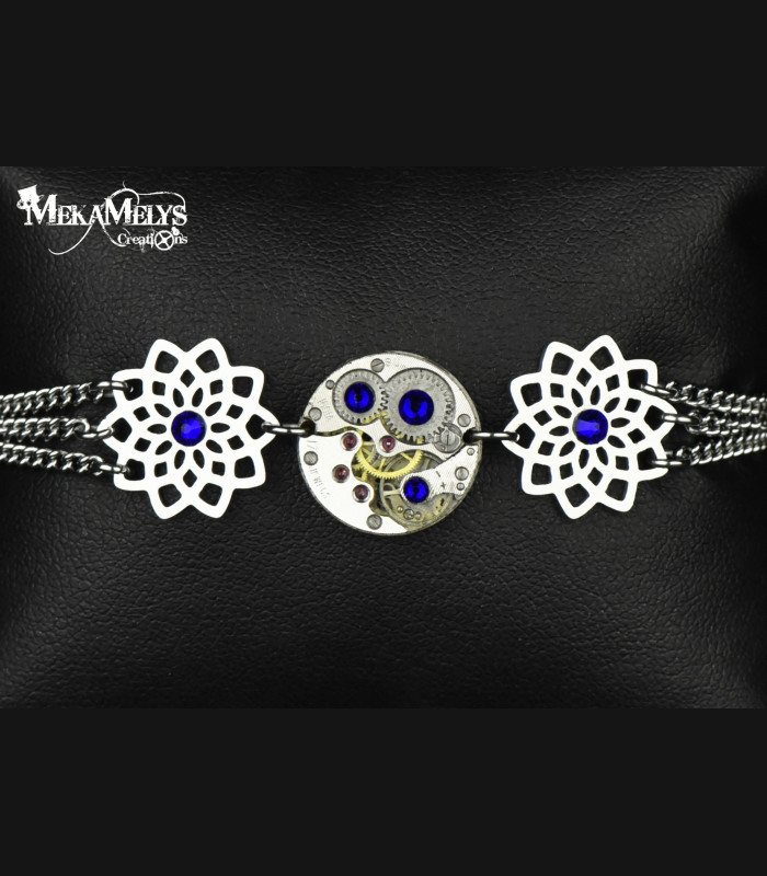 Bracelet Steampunk Flower