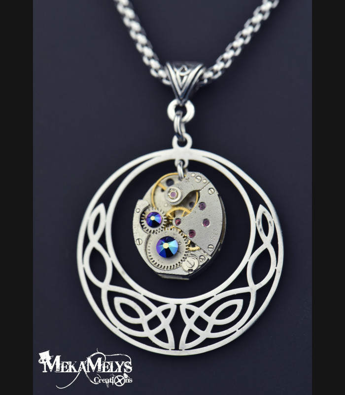 Collier elfique Steampunk Freya