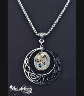 Collier elfique Steampunk Freya