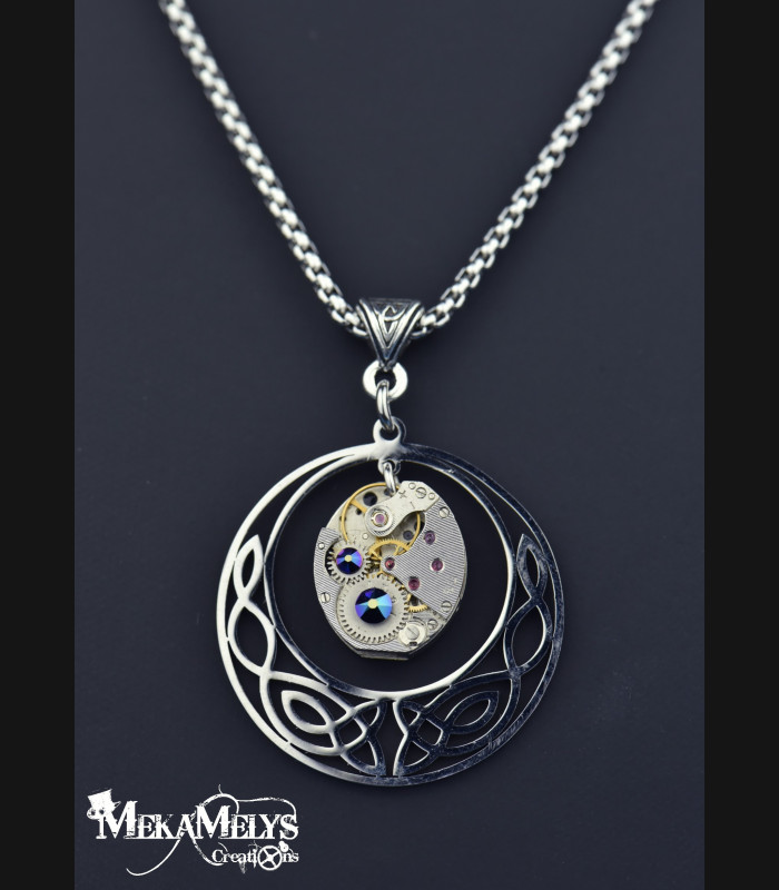 Collier elfique Steampunk Freya