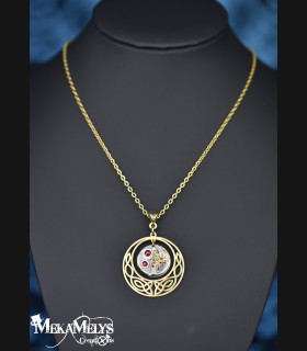 Collier elfique Steampunk Freya