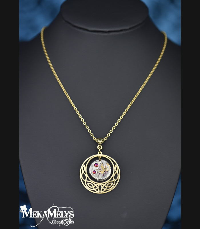 Collier elfique Steampunk Freya