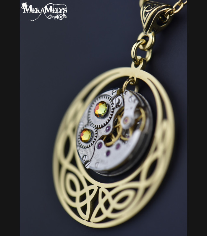 Collier elfique Steampunk Freya