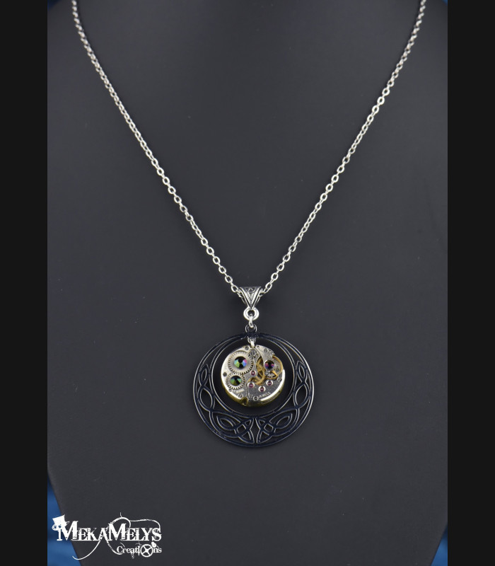 Collier elfique Steampunk Freya