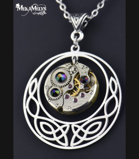 Collier elfique Steampunk Freya