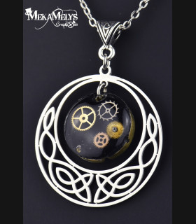 Collier elfique Steampunk Freya