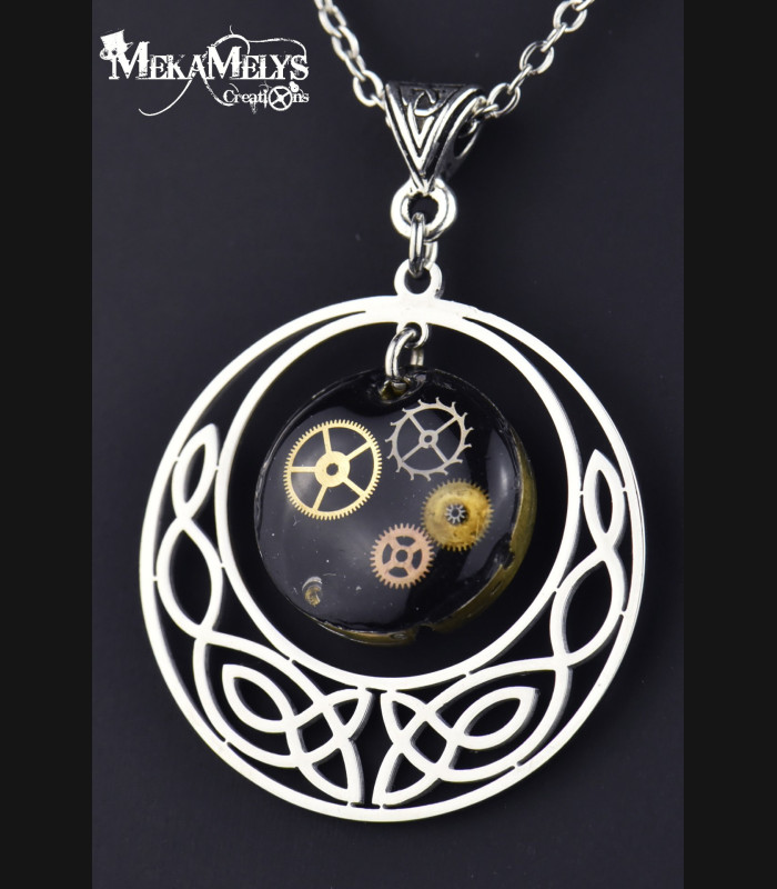 Collier elfique Steampunk Freya