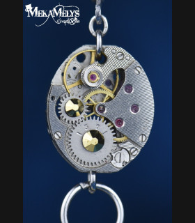 Boucles d'oreilles steampunk Lacrima