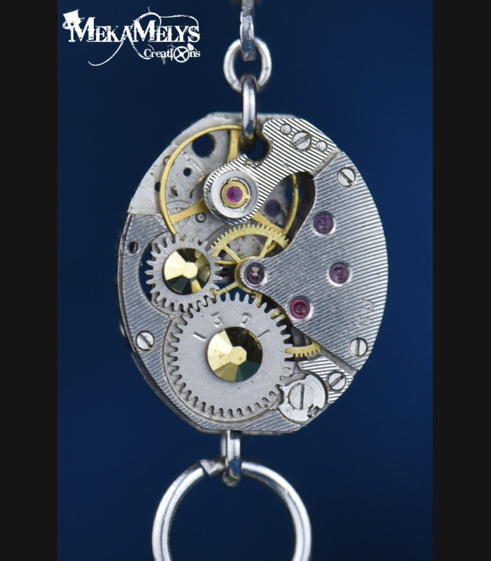 Boucles d'oreilles steampunk Lacrima