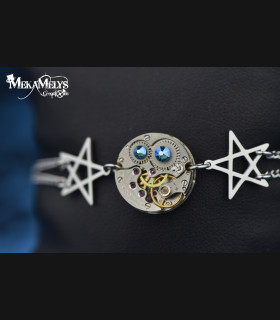 Bracelet mécanique steampunk StarLight