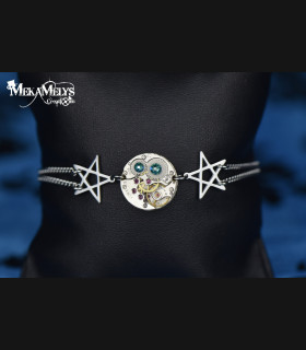 Bracelet Steampunk mécanique StarLight | MekaMelys