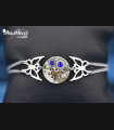 Bracelet original steampunk Papillon Morpho