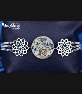 Bracelet Steampunk Flower