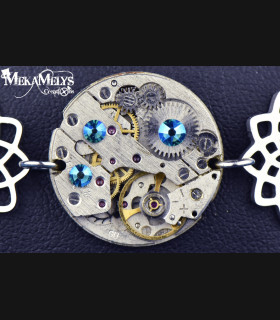 Bracelet Steampunk Flower