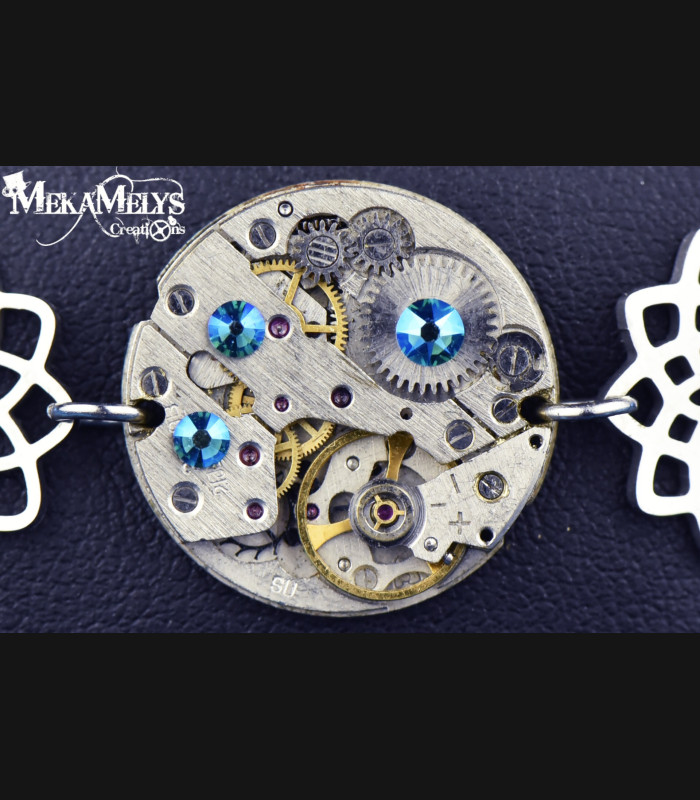 Bracelet Steampunk Flower