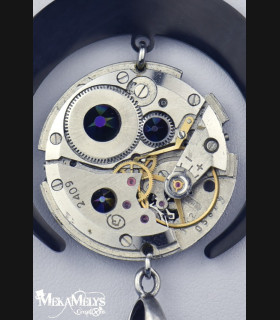 Collier steampunk Lune DélHécate