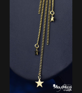 Collier original steampunk Lune Hécate