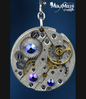 Boucles d'oreilles steampunk Simple minds