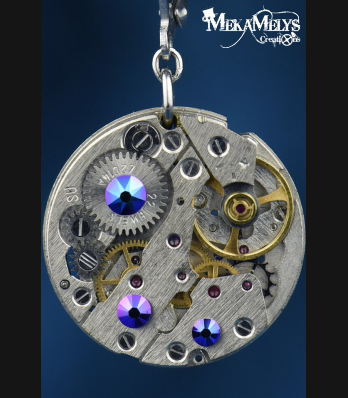 Boucles d'oreilles steampunk Simple minds