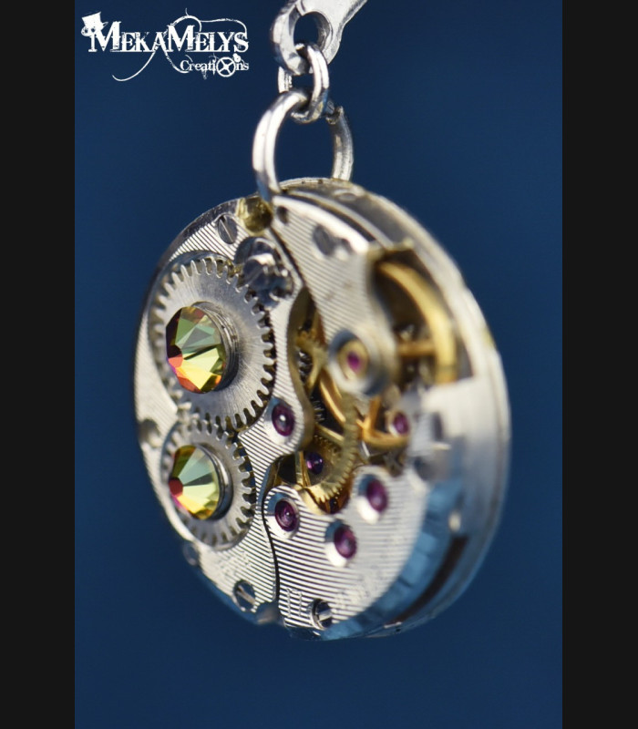 Boucles d'oreilles steampunk Simple minds