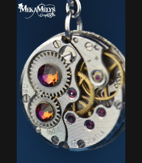 Boucles d'oreilles steampunk Simple minds