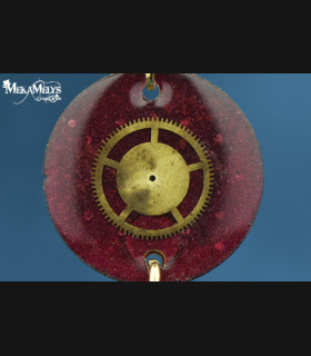 Boucles d'oreilles steampunk lune Yuna