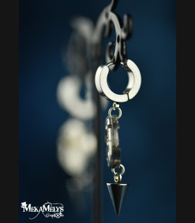 Boucles d'Oreilles Steampunk rock Jäeger | MekaMelys