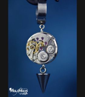 Boucles d'Oreilles Steampunk rock Jäeger | MekaMelys